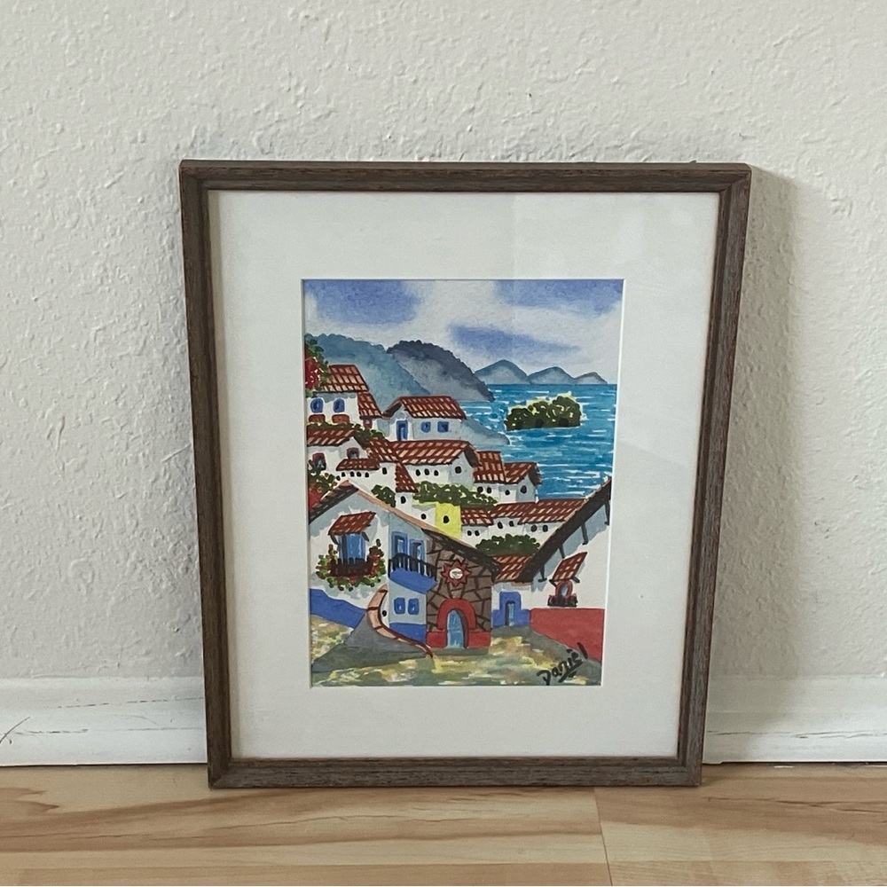 Framed Signed Water Color